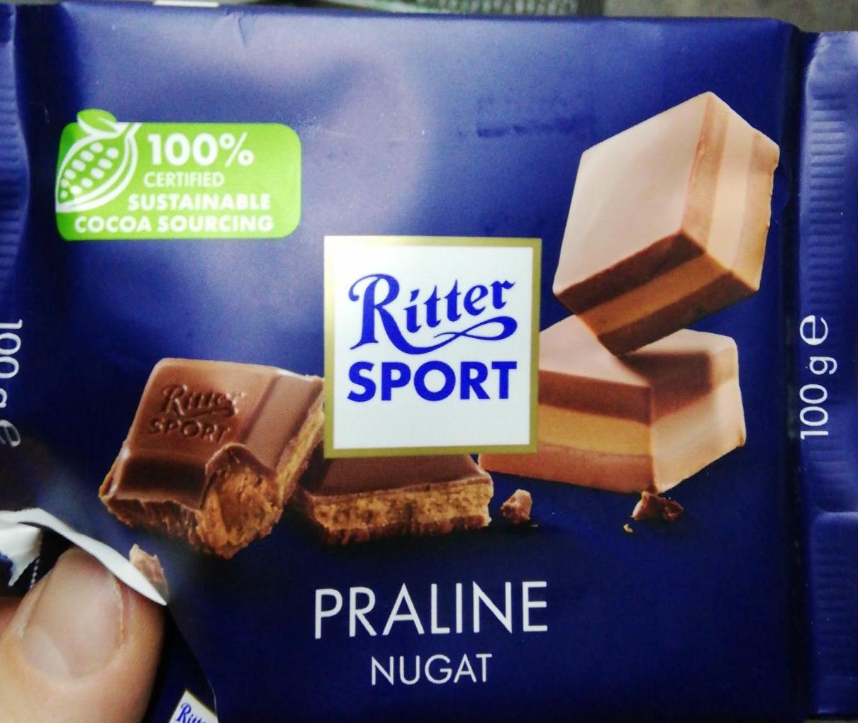 Fotografie - Praline Nugat Ritter Sport