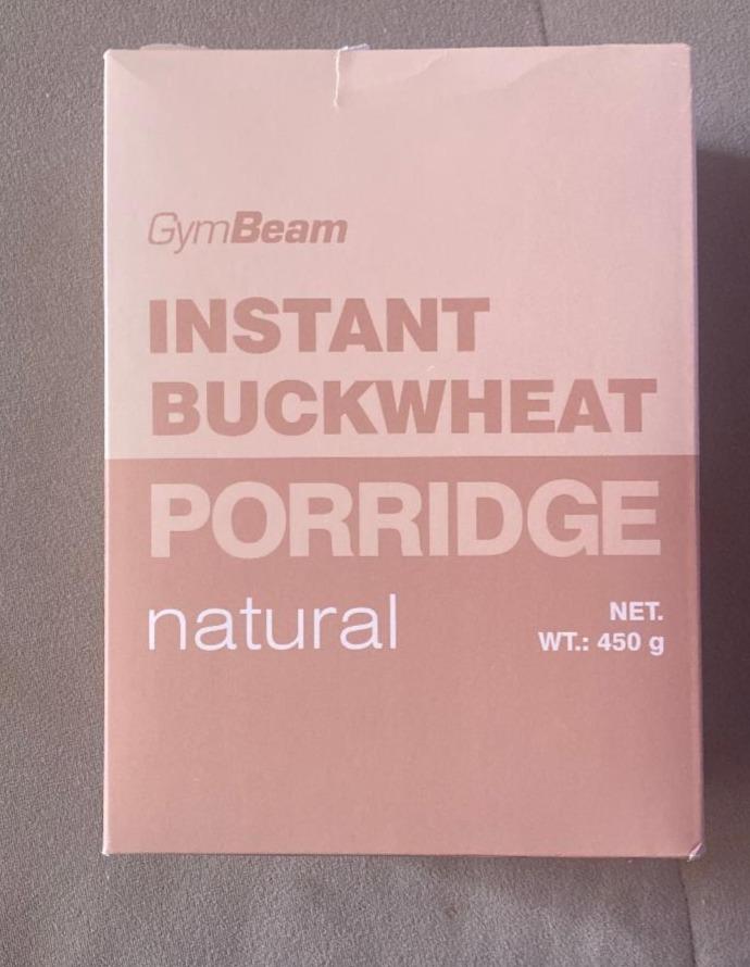 Fotografie - Instant buckwheat porridge Natural GymBeam