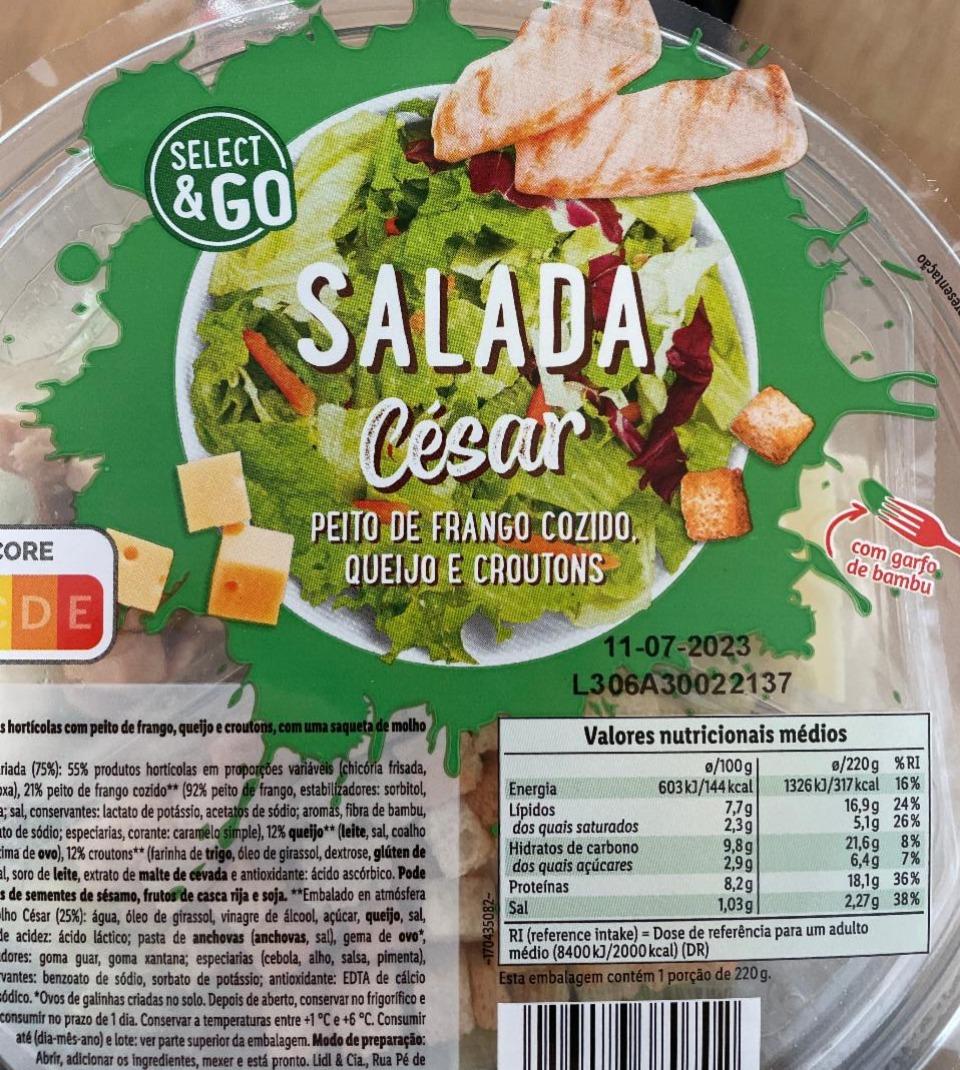 Fotografie - Salada Cesar Select&Go