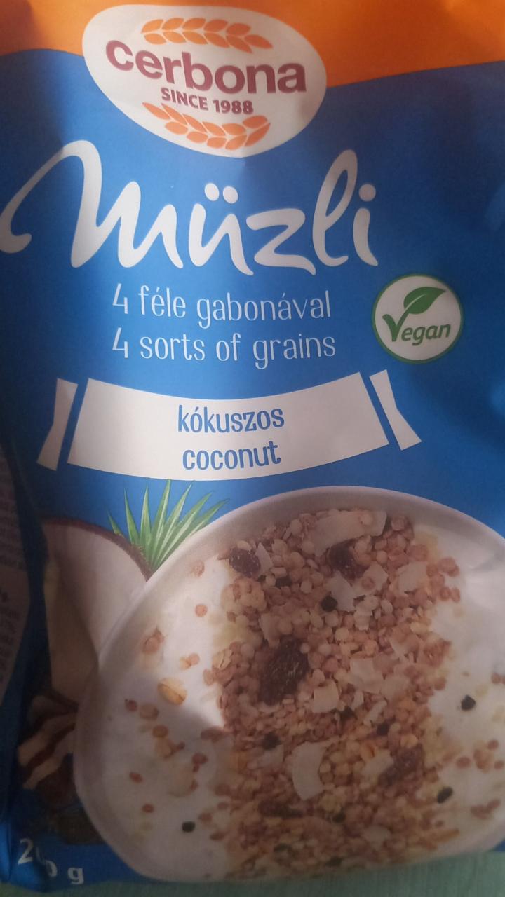 Fotografie - Müzli coconut Cerbona