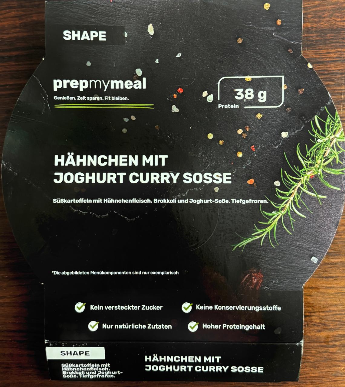 Fotografie - Hähnchen mit Joghurt Curry Sosse PrepMyMeal