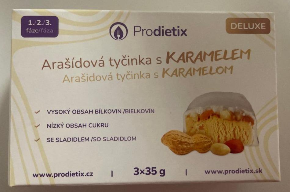 Fotografie - Arašidová tyčinka s karamelom Prodietix