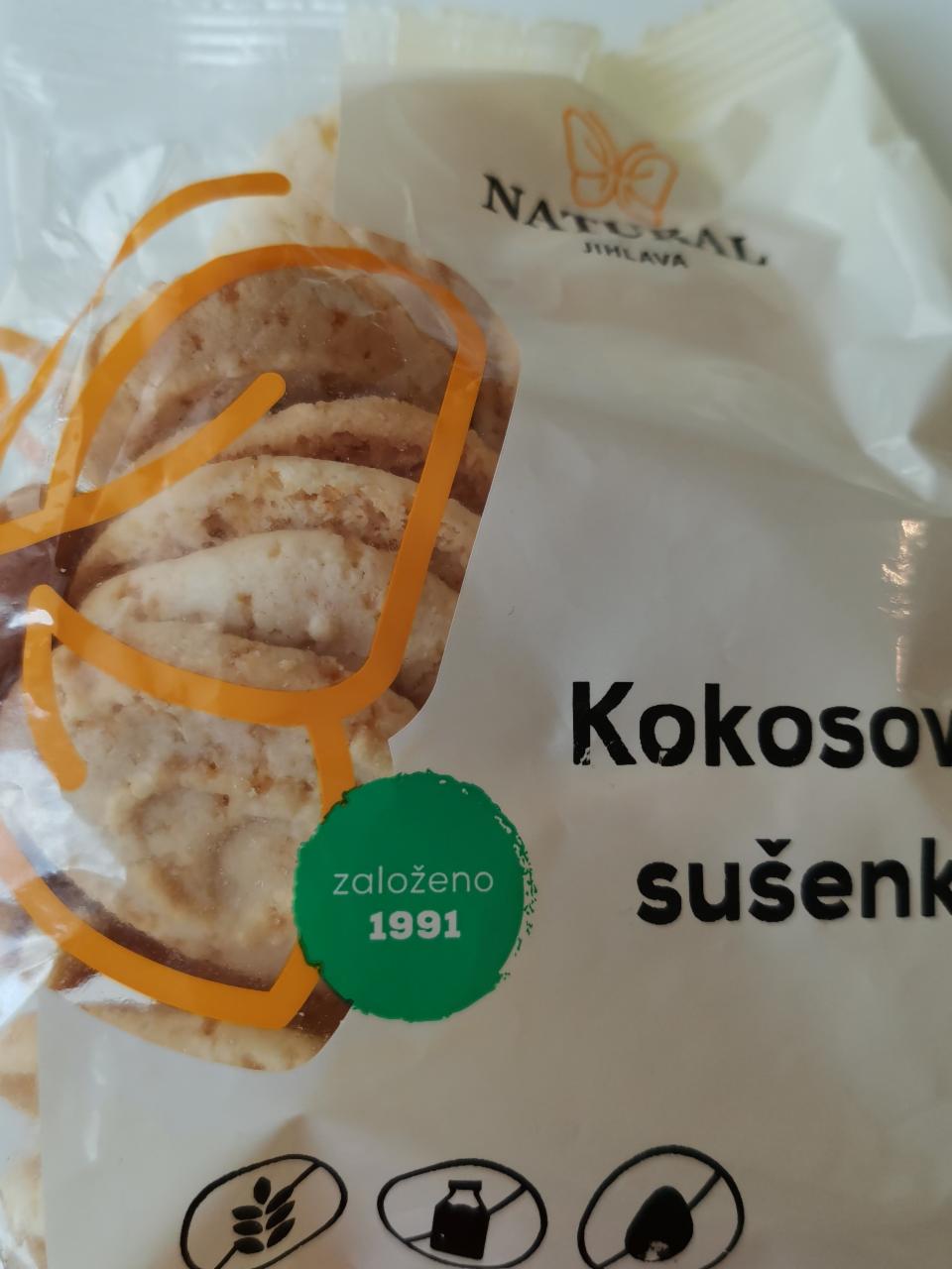 Fotografie - Kokosové sušenky s rýžovým sirupem Natural Jihlava