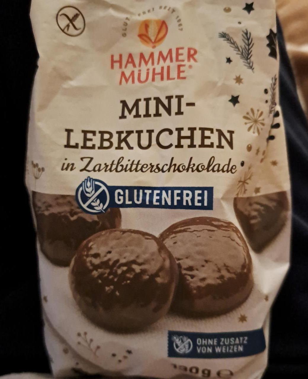 Fotografie - Mini-Lebkuchen in Zartbitterschokolade glutenfrei Hammer Mühle