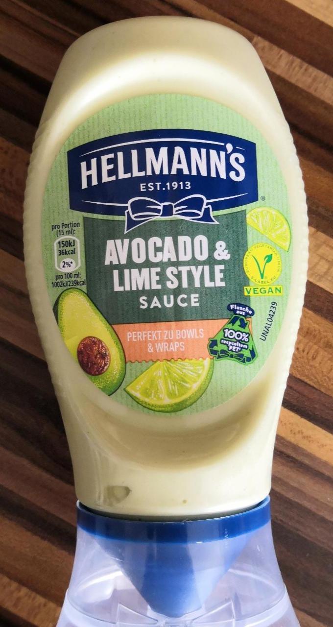 Fotografie - Avocado & Lime style sauce Hellmann´s