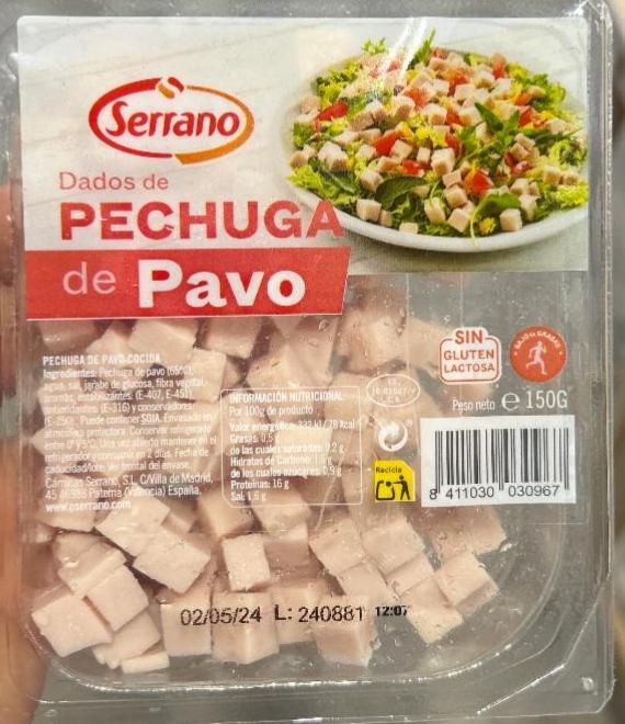 Fotografie - Pechuga de Pavo Serrano