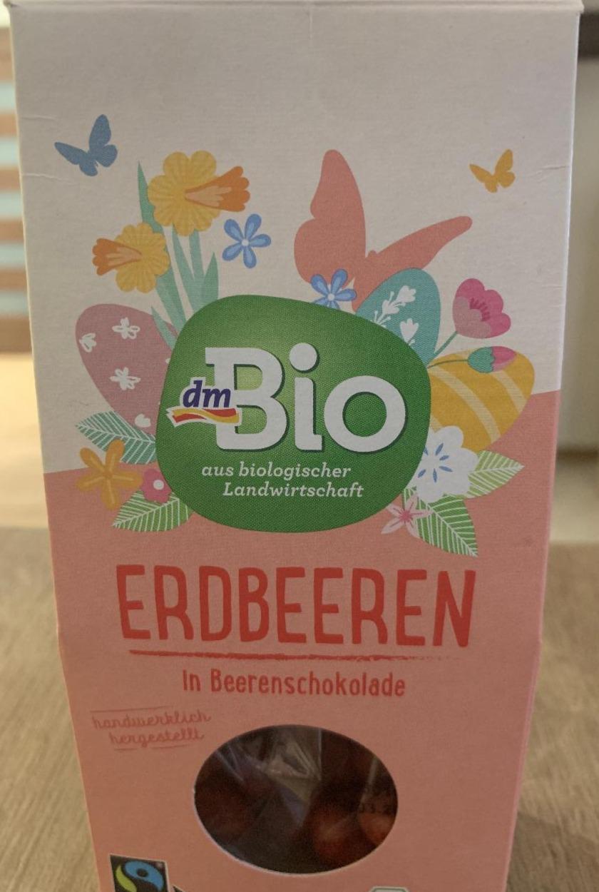 Fotografie - Erdbeeren in Beerenschokolade dmBio