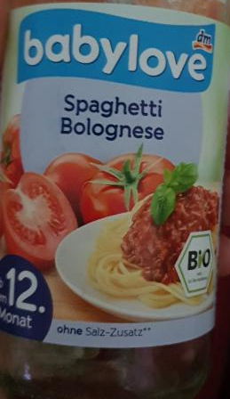 Fotografie - Babylove spaghetti bolognese