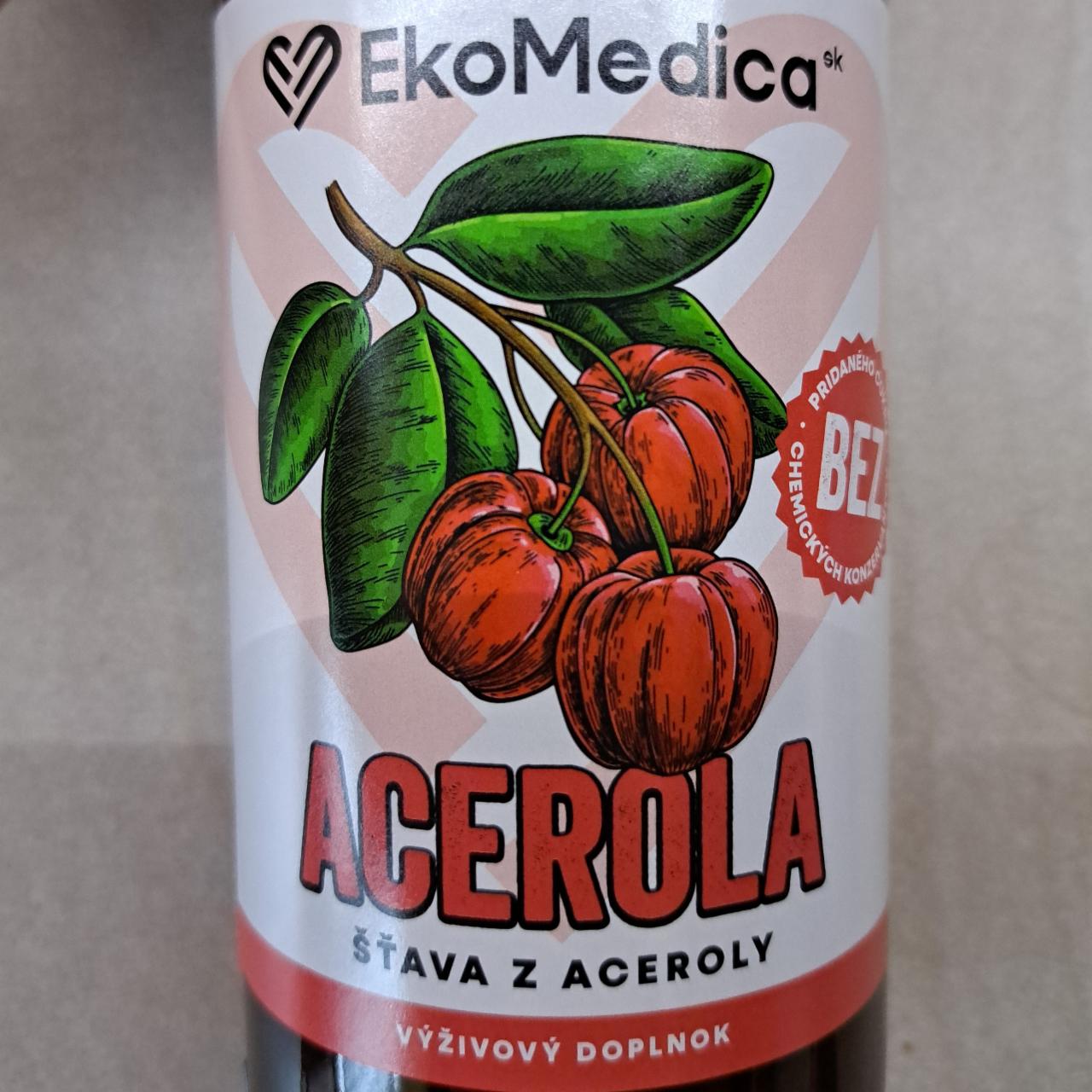 Fotografie - Acerola šťava EkoMedica