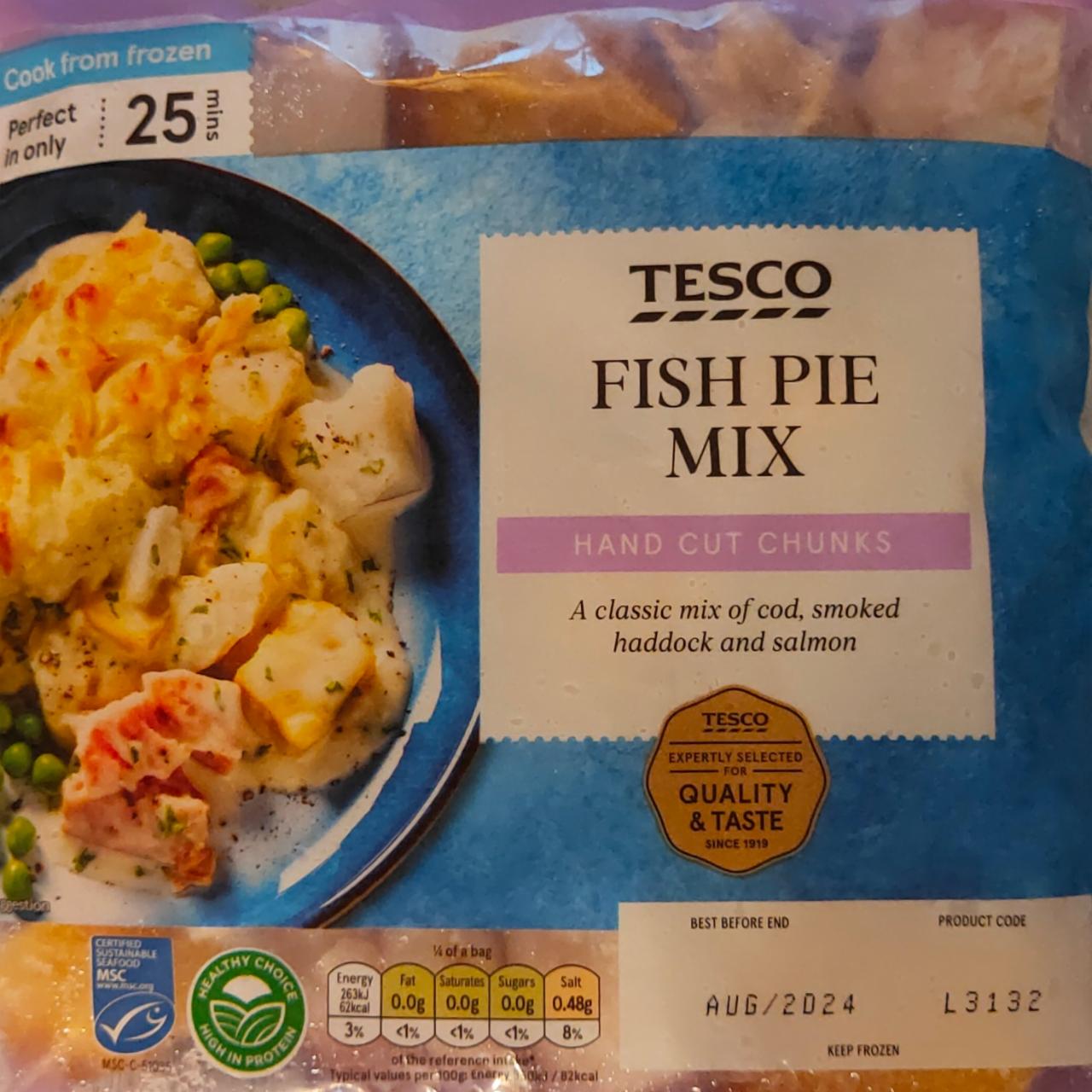 Fotografie - Fish pie mix Tesco