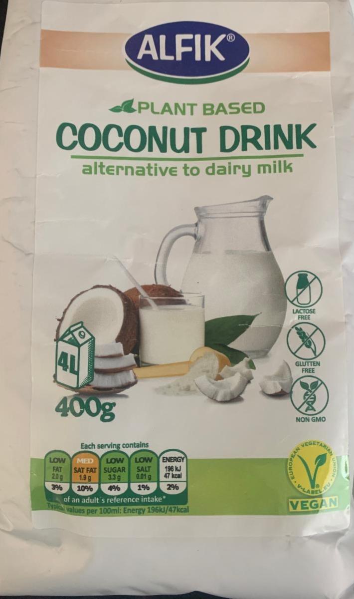 Fotografie - Coconut Drink Plant based Alfik