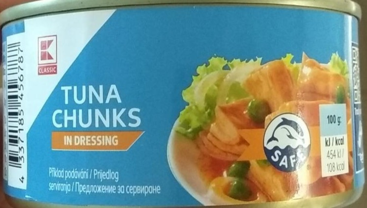 Fotografie - Tuna chunks in dressing K-Classic