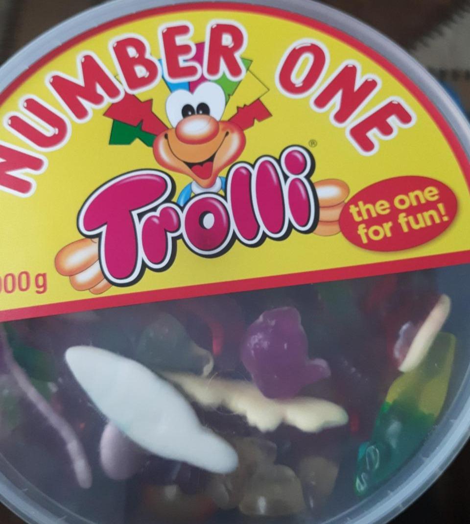 Fotografie - Number One Funny Gummi Mix Trolli