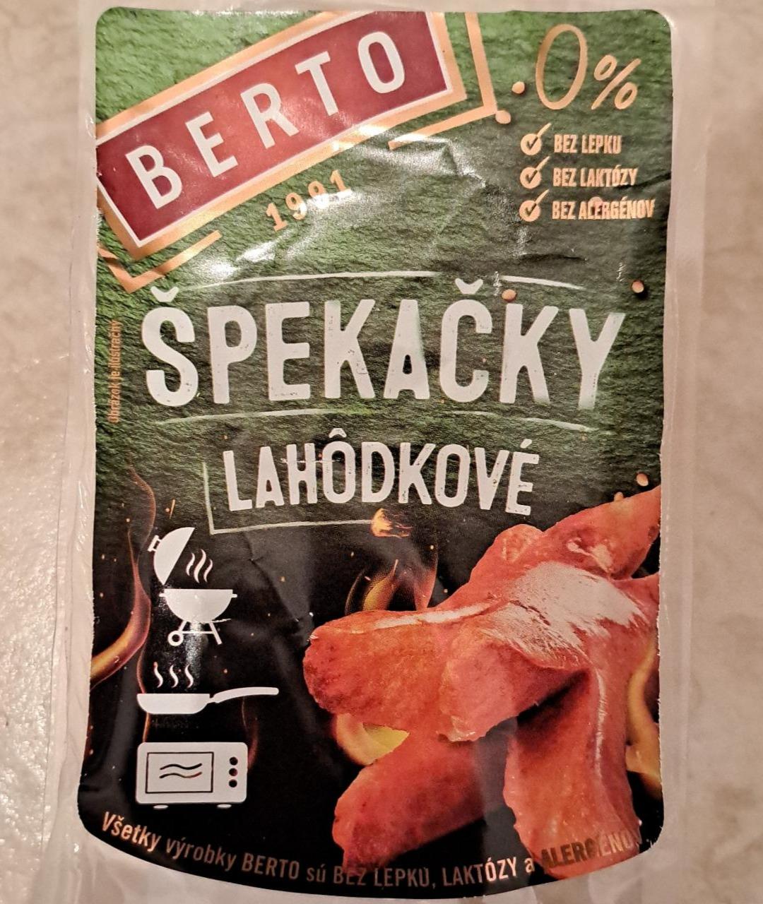 Fotografie - Špekačky Lahôdkové Berto