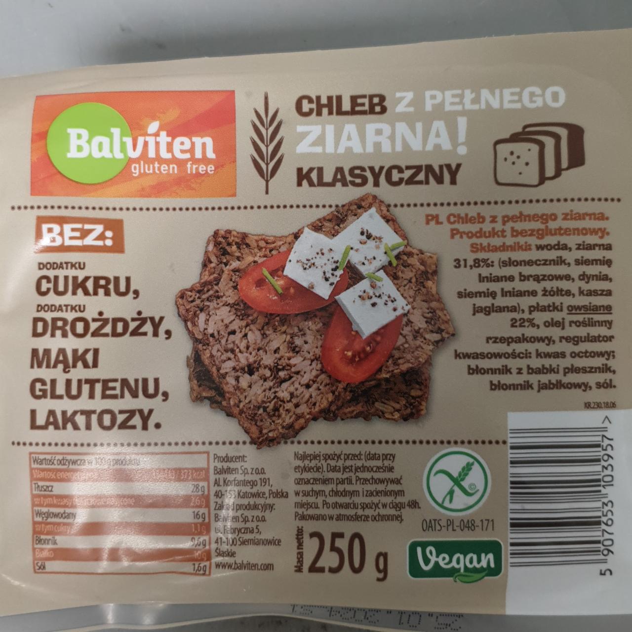 Fotografie - Vícezrnný chlebík gluten free Balviten