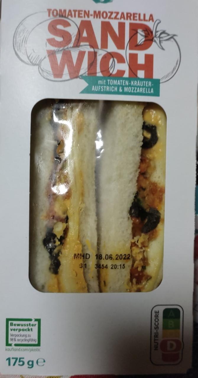 Fotografie - Sandwich Tomaten - mozzarella