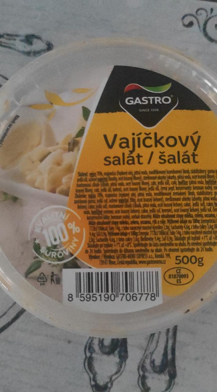 Fotografie - Vajíčkový šalát GASTRO