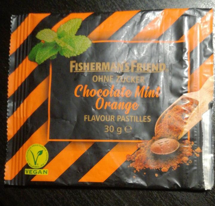 Fotografie - Fisherman's Friend Ohne Zucker Chocolate Mint Orange
