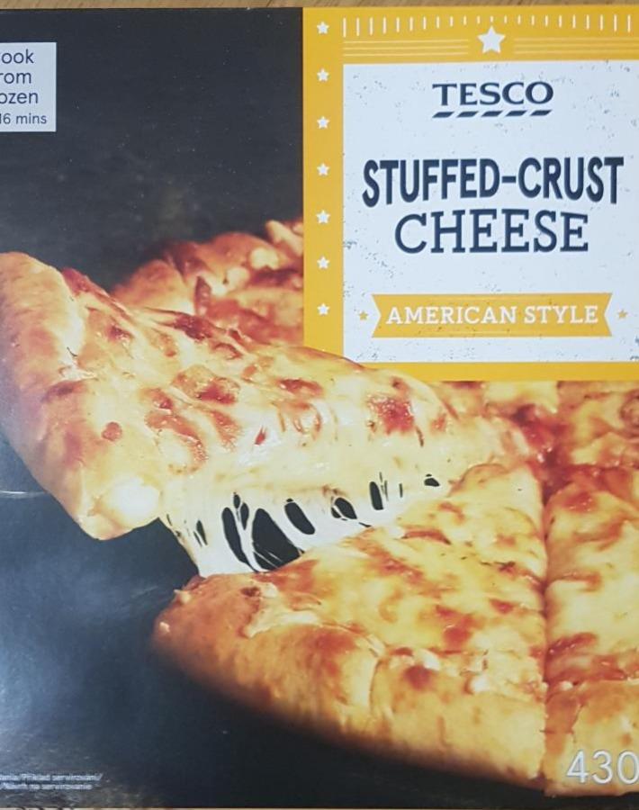 Fotografie - American Style Stuffed-Crust Cheese pizza Tesco