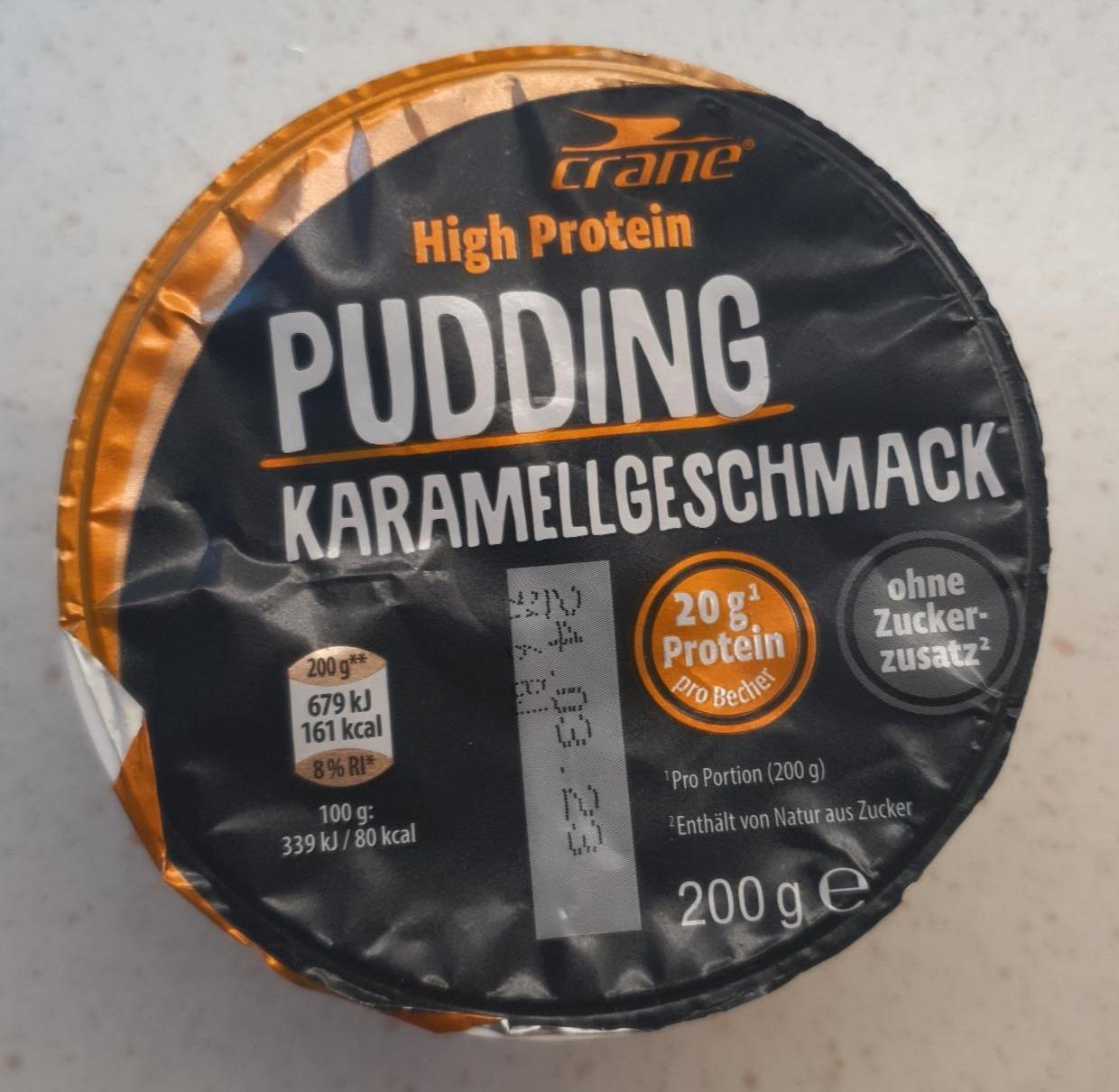 Fotografie - High protein pudding Karamellgeschmack Crane