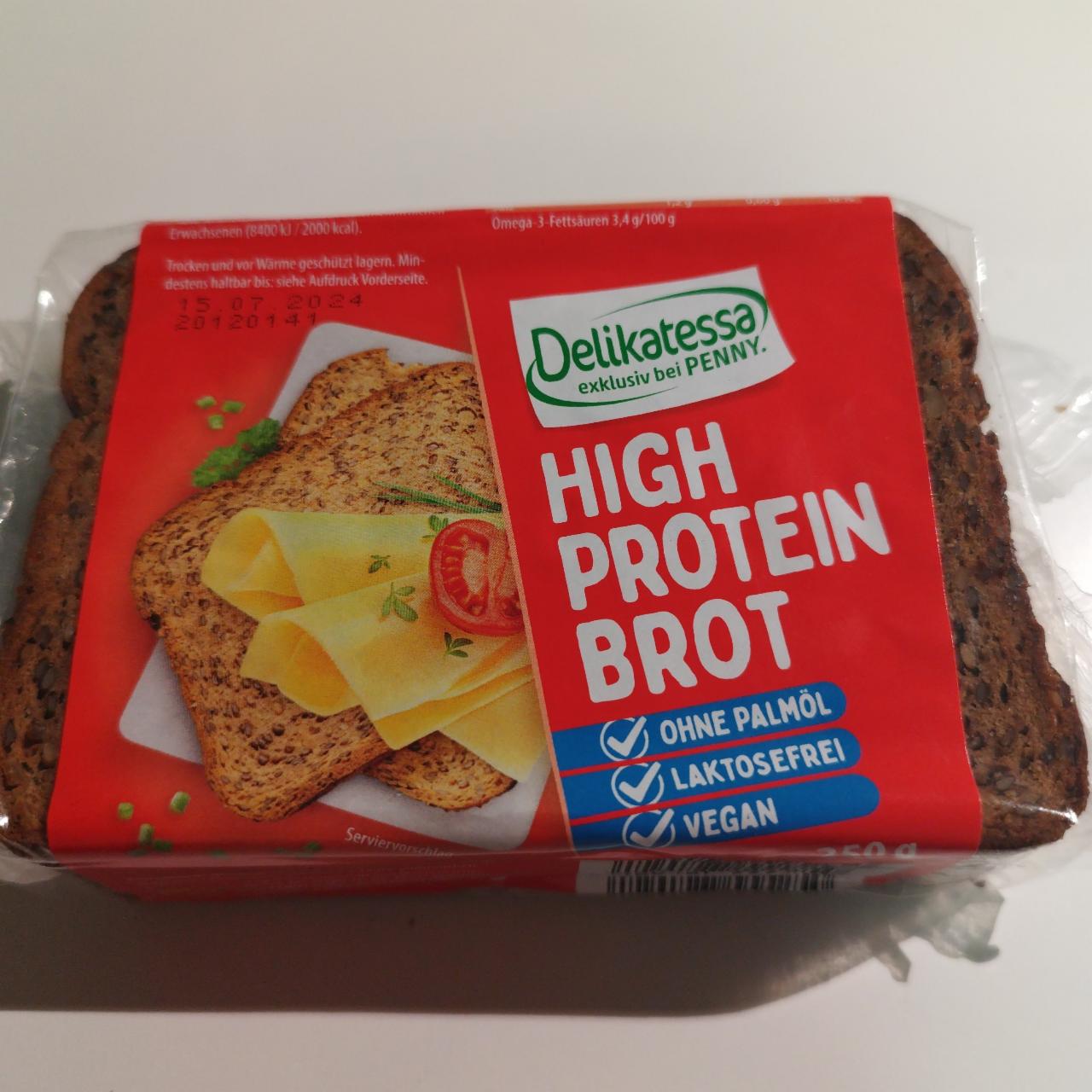 Fotografie - High Protein Brot Delikatessa Penny