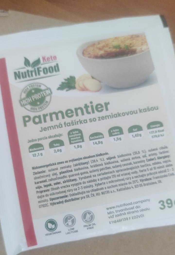 Fotografie - nutrifood parmentier