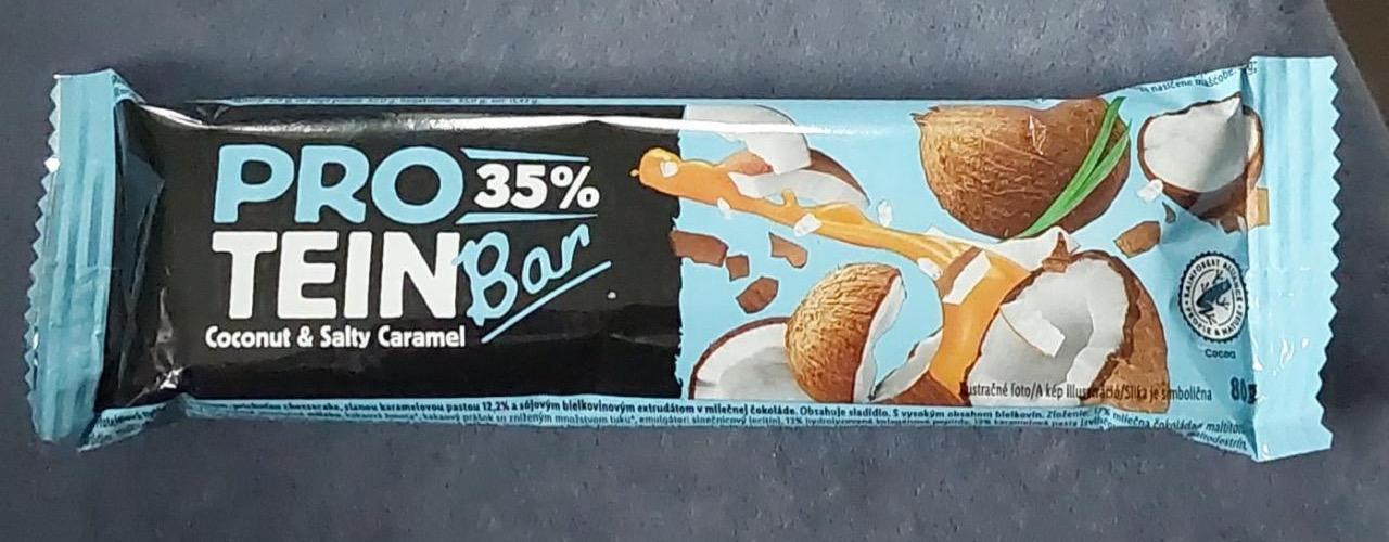 Fotografie - Protein 35% bar Coconut & Salty Caramel