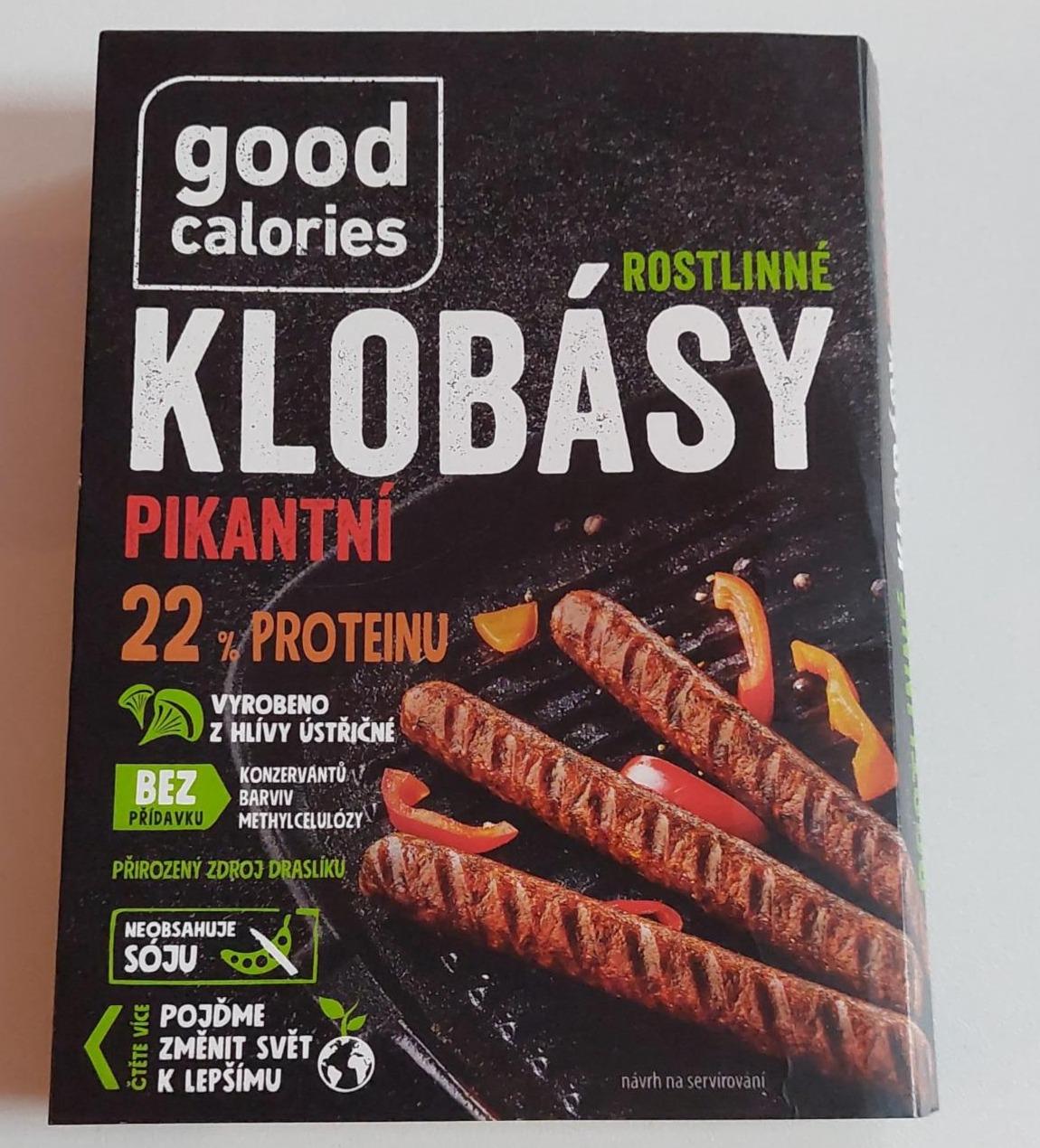 Fotografie - Rostlinné klobásy pikantní Good calories