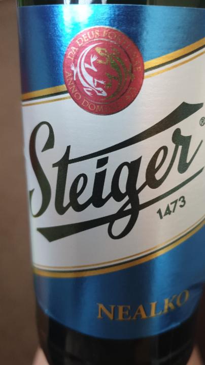 Fotografie - pivo nealkoholicke svetle Steiger