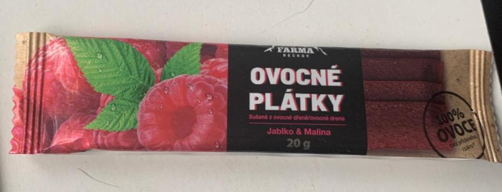 Fotografie - Ovocné plátky Jablko & Malina Farma Beckov