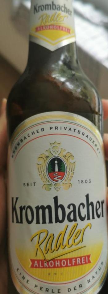 Fotografie - Krombacher radler alkoholfrei