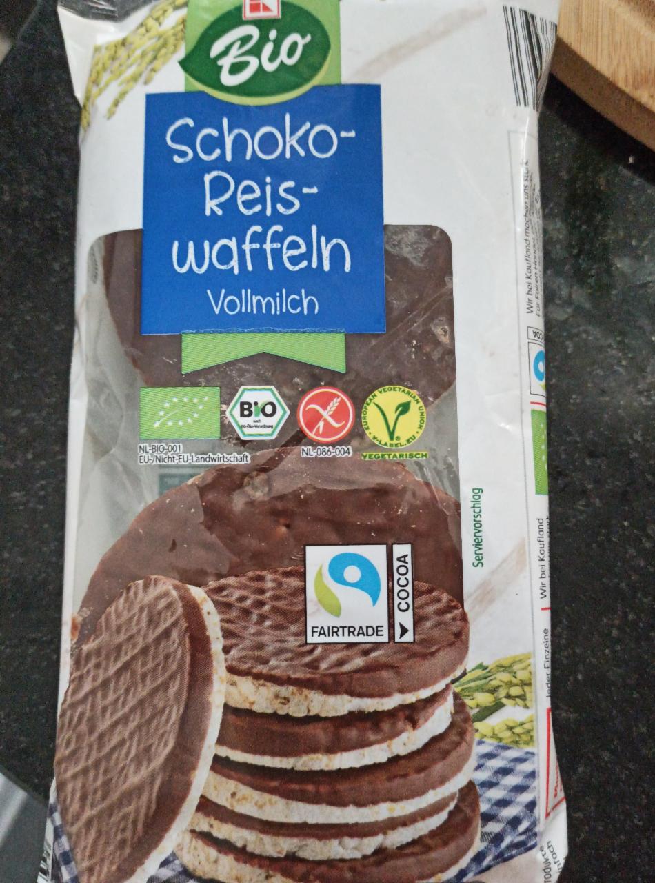 Fotografie - Schoko Reis Waffeln Vollmilch