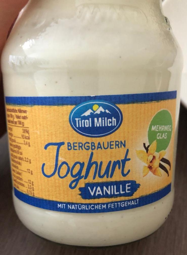 Fotografie - Bergbauern Joghurt Vanille Tirol Milch