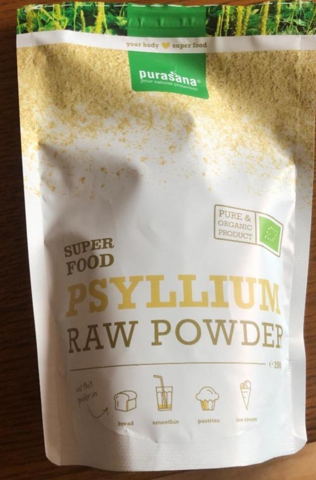 Fotografie - Super food Psyllium Raw powder Purasana