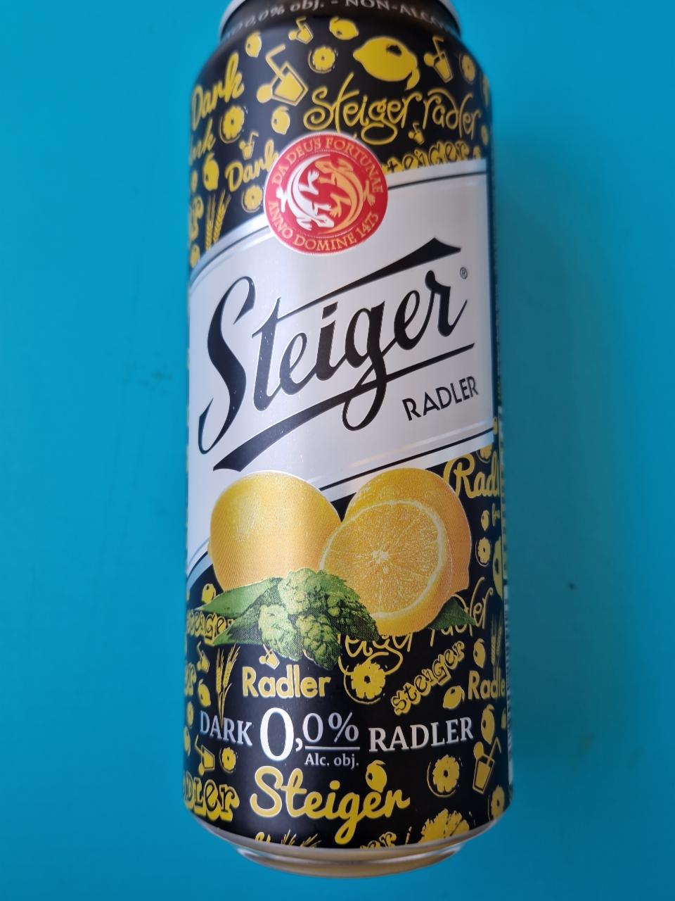 Fotografie - Steiger Radler dark citrón