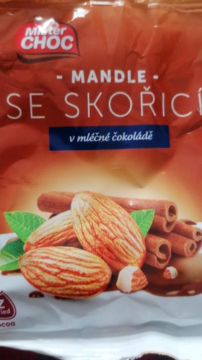 Fotografie - Mandle se skorici v mlecne cokolade Mister Choc