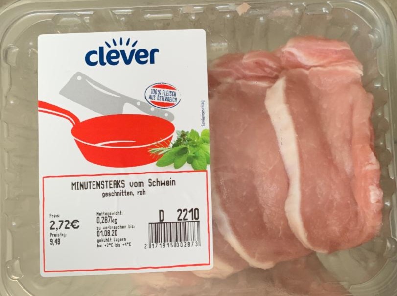 Fotografie - Clever Minutensteaks vom Schwein