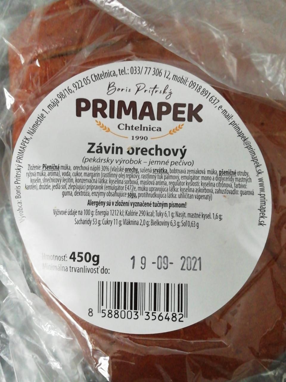 Fotografie - Primapek závin orechový