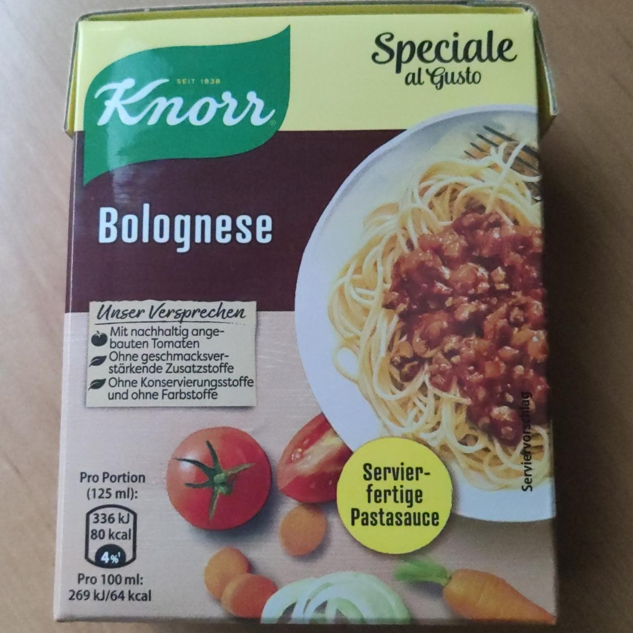Fotografie - Bolognese pastasauce Knorr
