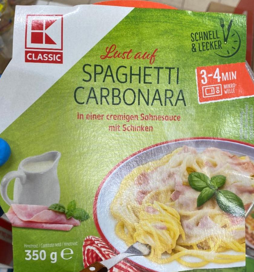 Fotografie - Spaghetti Carbonara K-Classic