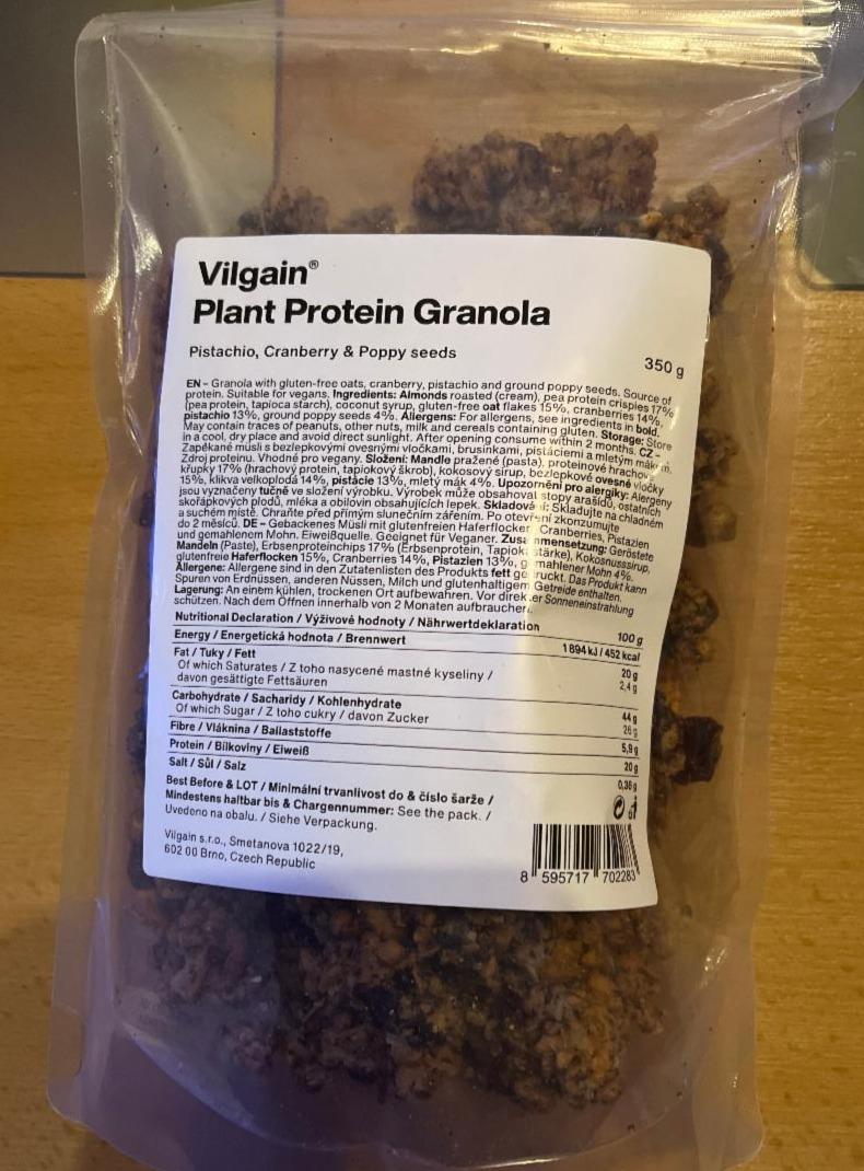 Fotografie - Plant Protein Granola Vilgain
