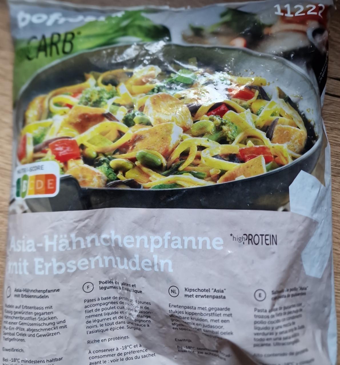 Fotografie - Asia-Hähnchenpfanne mit Erbsennudeln Bofrost