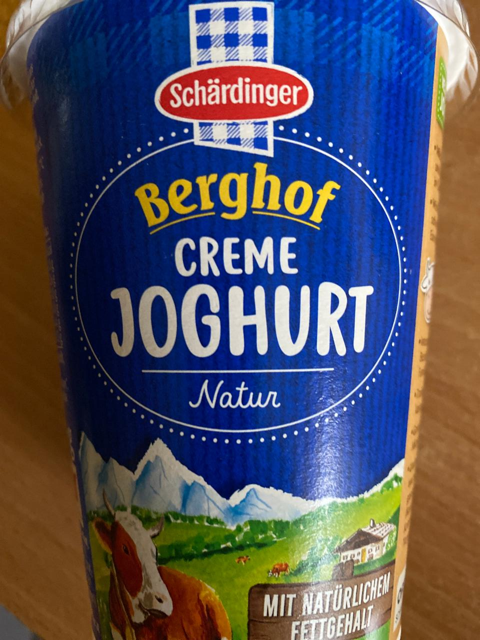 Fotografie - Berghof Creme Joghurt Natur