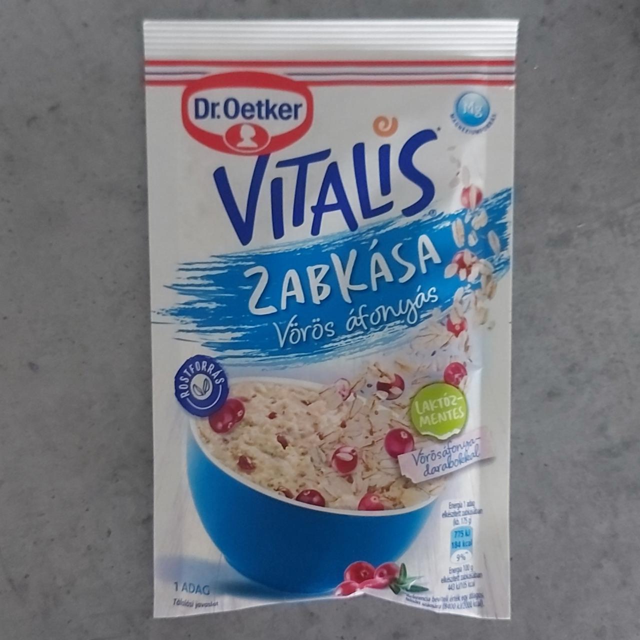 Fotografie - Vitalis Zabkása Vörös áfonyás Dr.Oetker