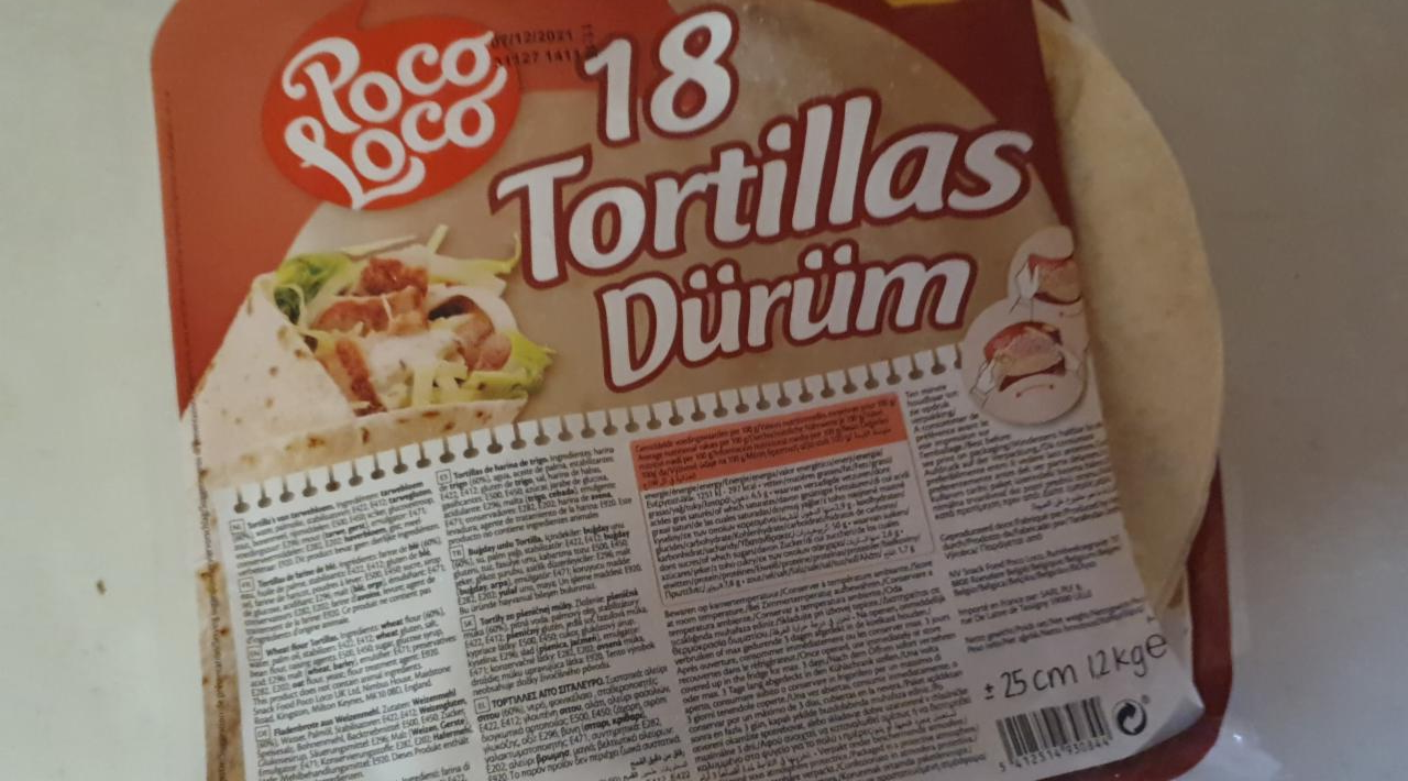 Fotografie - Poco Loco Tortillas Durum