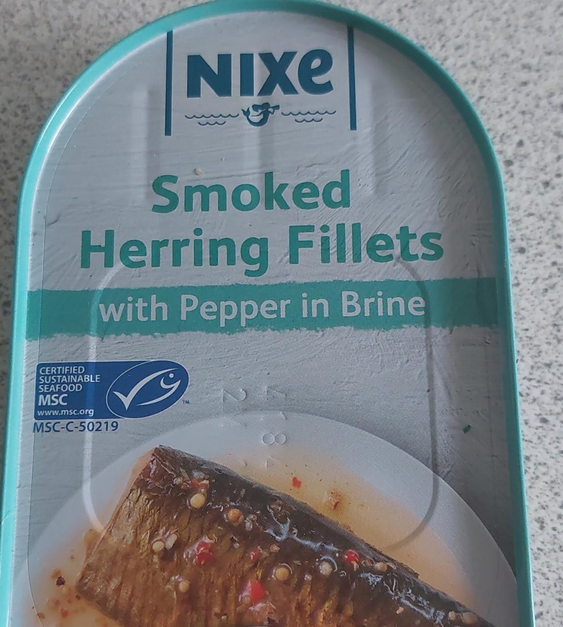 Fotografie - Smoked Herring fillets with Pepper in brine Nixe