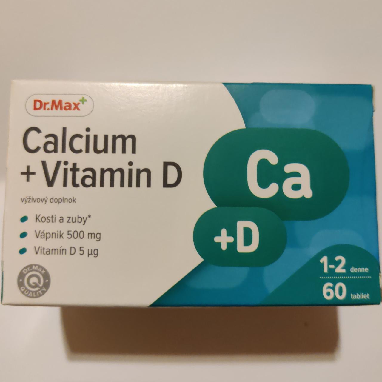 Fotografie - Calcium + Vitamin D Dr.Max