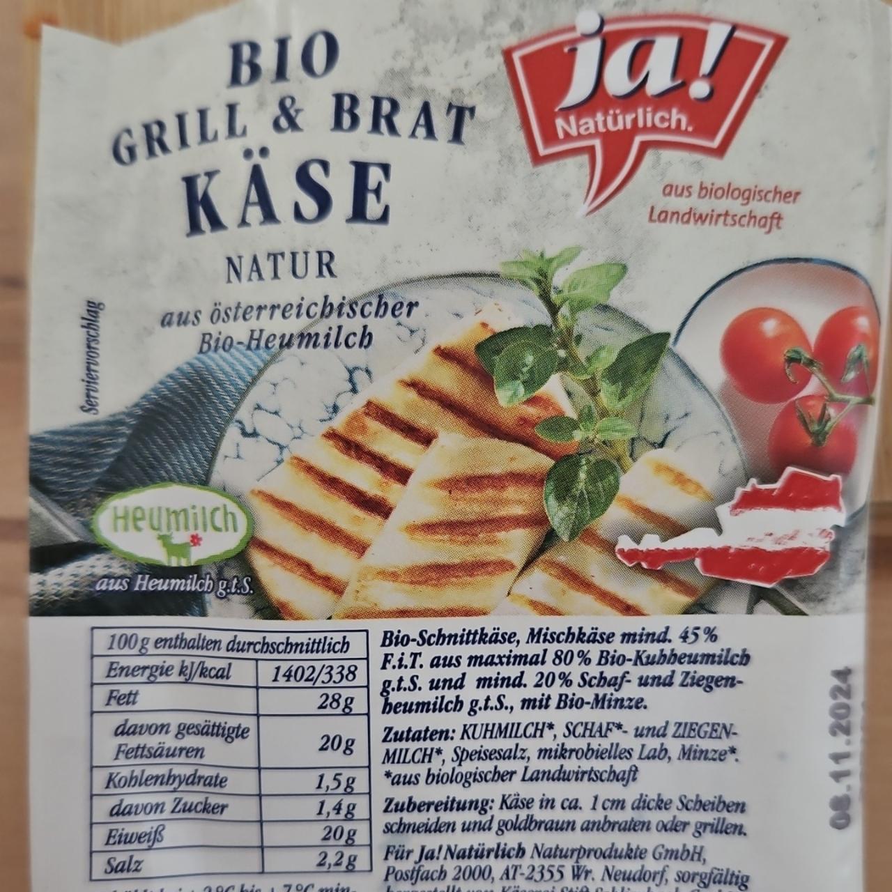 Fotografie - Bio Grill & Brat Käse Ja! Natürlich.