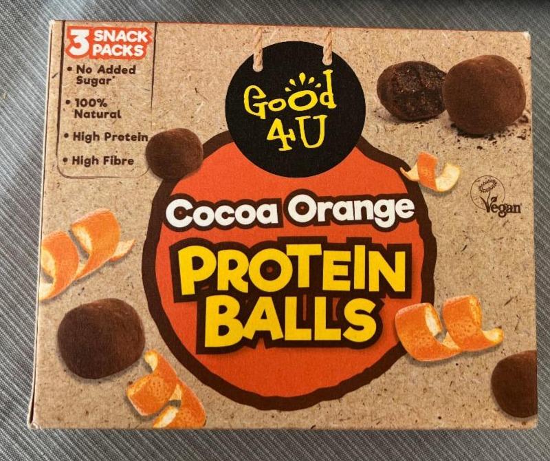 Fotografie - Protein Balls Cocoa Orange Good 4U