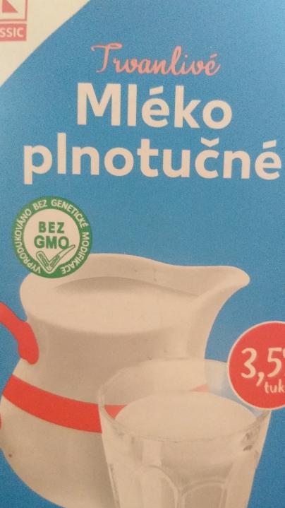 Fotografie - Mlieko plnotučné 3,5% tuku K-Classic